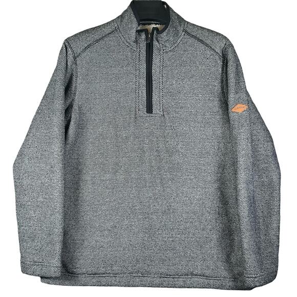 Orvis Other - Orvis Sweater Mens M sherpa Fleece Black 1/4 Zip Pullover Sweatshirt Golfing